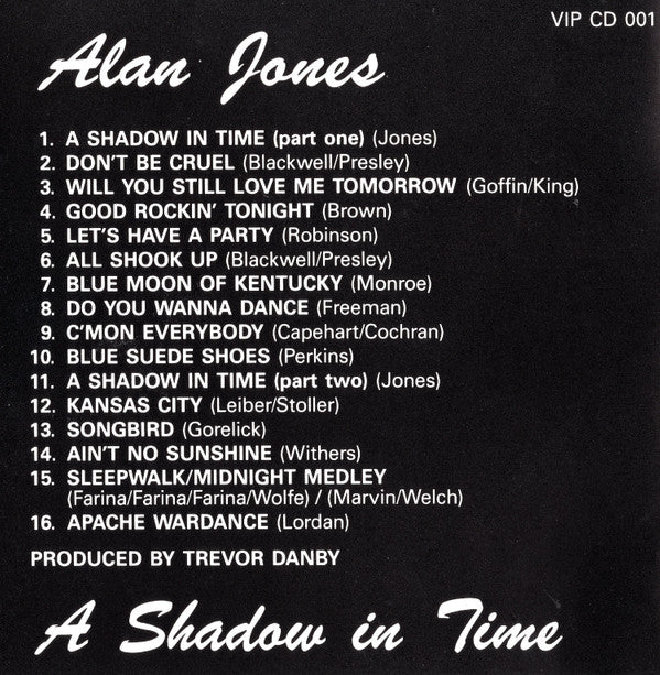 Alan Jones (4) : A Shadow In Time (CD, Album)