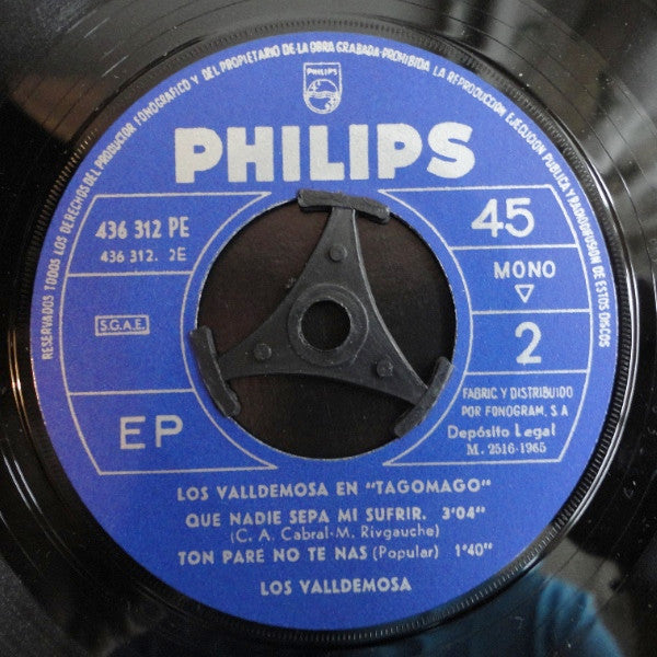 Los Valldemosa : Los Valldemosa En "Tagomago" (7", EP, Mono)