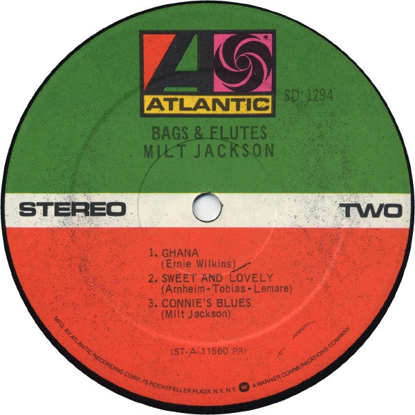 Milt Jackson : Bags & Flutes (LP, Album, RP)