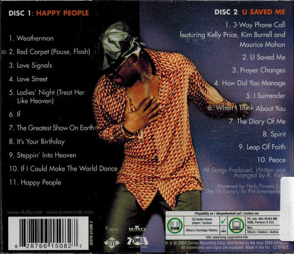 R. Kelly : Happy People/U Saved Me (2xCD, Album, Copy Prot.)