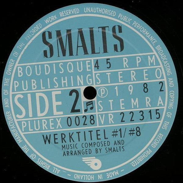 Smalts : Werktitels (12")
