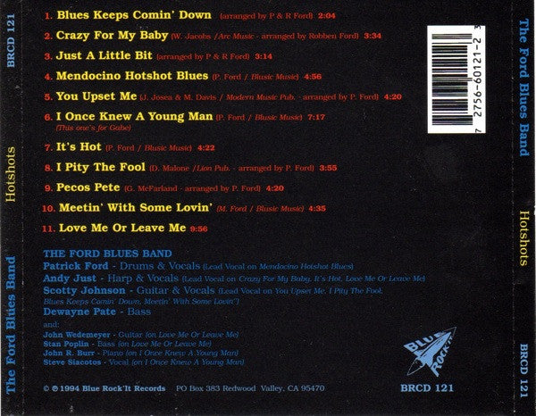 The Ford Blues Band : Hotshots (CD, Album)
