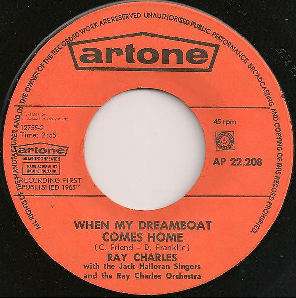 Ray Charles : Crying Time (7", Single)