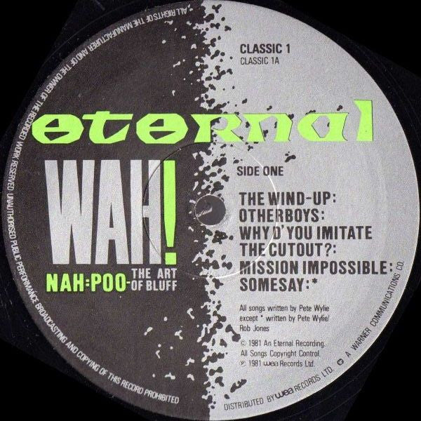 Wah! : Nah=Poo - The Art Of Bluff (LP, Album)