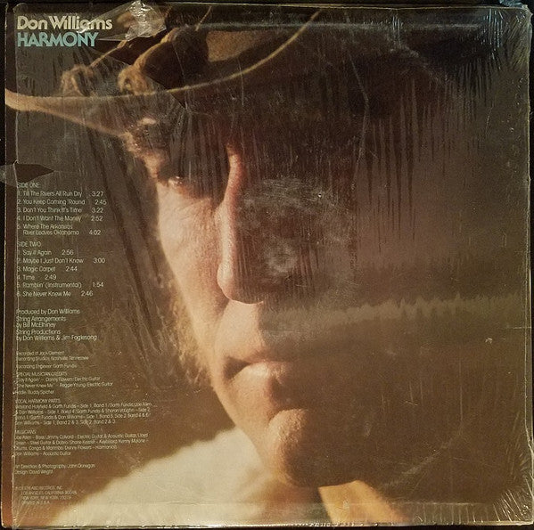 Don Williams (2) : Harmony (LP, Album, San)