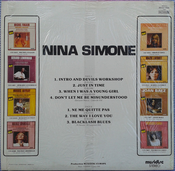 Nina Simone : Ne Me Quitte Pas (LP, Album, RE)