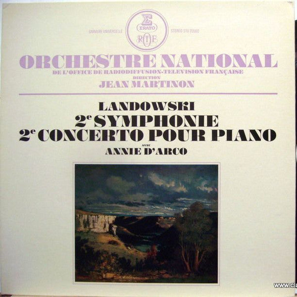 Orchestre National De France, Marcel Landowski : 2eme Symphonie, 2eme Concerto Pour Piano (LP, Album)