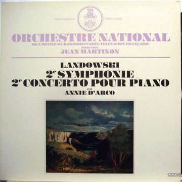 Orchestre National De France, Marcel Landowski : 2eme Symphonie, 2eme Concerto Pour Piano (LP, Album)