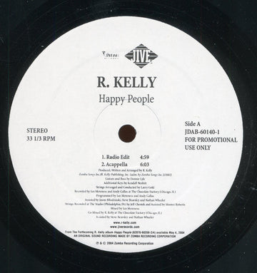 R. Kelly : Happy People (12", Promo)