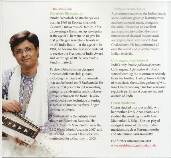 Debashish Bhattacharya : O Shakuntala! (CD, Album)