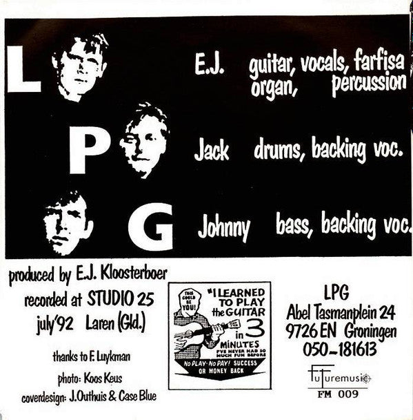 The LPG (Love & Peace Group) : The LPG Love & Peace Group EP (7", EP, Mono)