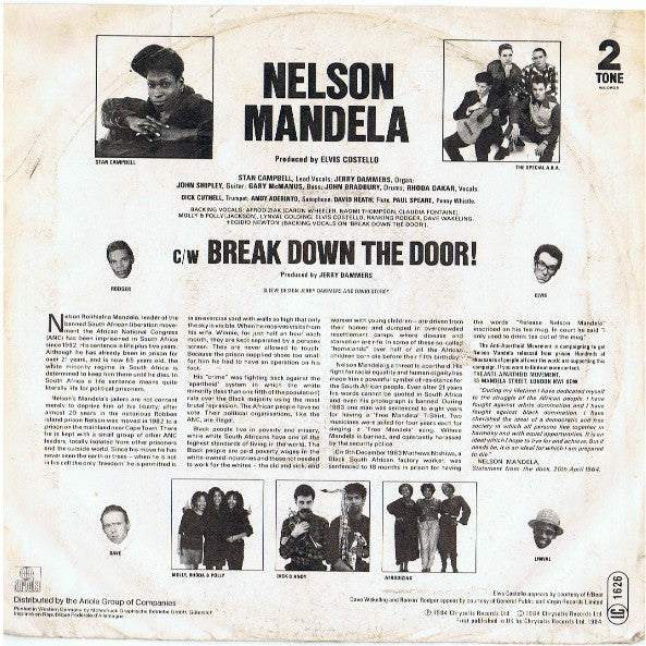 The Special AKA : Nelson Mandela (7", Single)