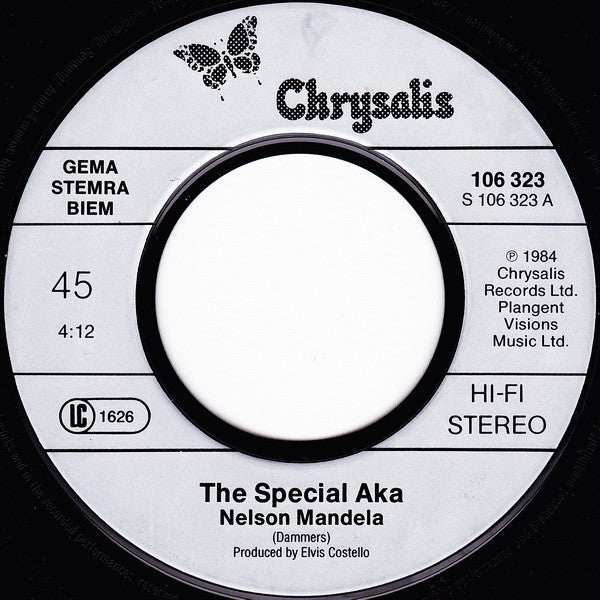 The Special AKA : Nelson Mandela (7", Single)