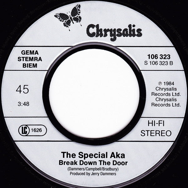 The Special AKA : Nelson Mandela (7", Single)