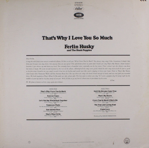 Ferlin Husky : That's Why I Love You So Much (LP, Album)