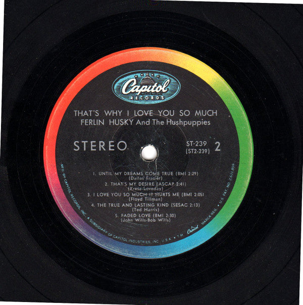 Ferlin Husky : That's Why I Love You So Much (LP, Album)