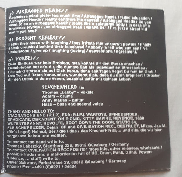 Seuchenherd : IInd Edition (7", RP)