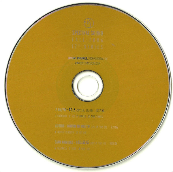 Various : Spectral Sound Fall 2006 12" Series (CD, Smplr)