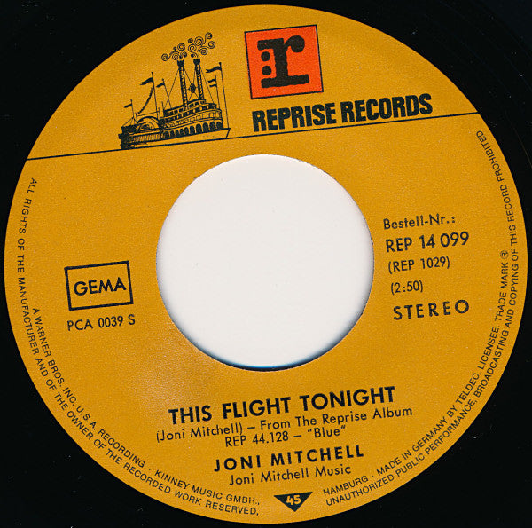 Joni Mitchell : Carey (7")