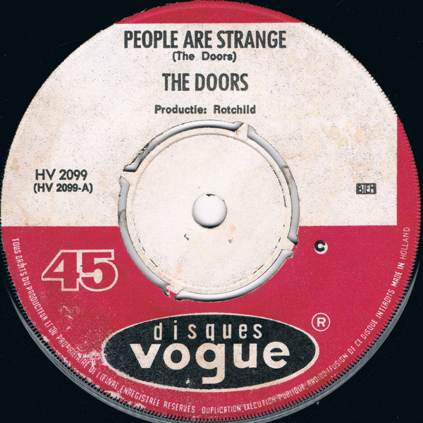 The Doors : People Are Strange  (7", Single)