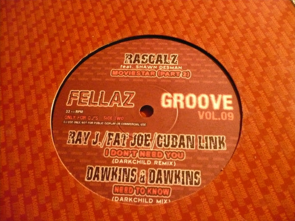 Various : Fellaz Groove, Vol. 09 (12", Promo, Unofficial)