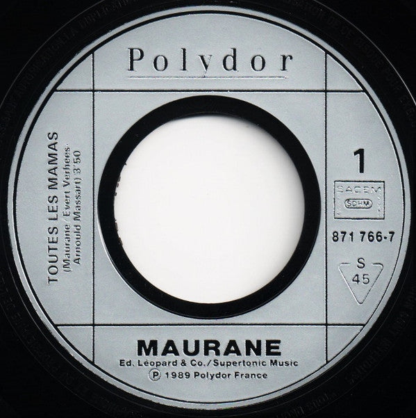 Maurane : Toutes Les Mamas (7", Single)