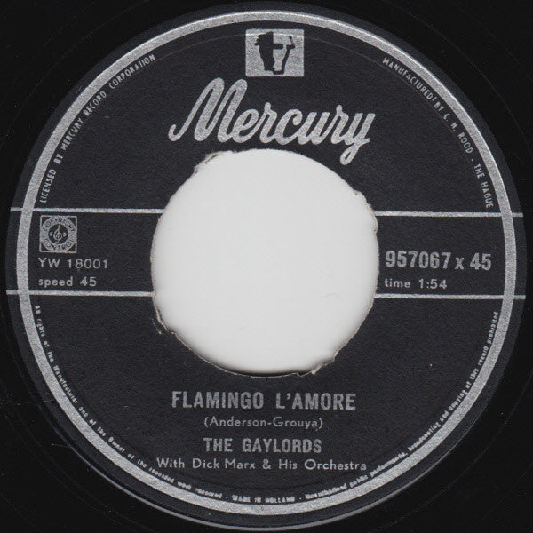 The Gaylords : Ma Ma Ma Marie / Flamingo L'Amore (7", Single)