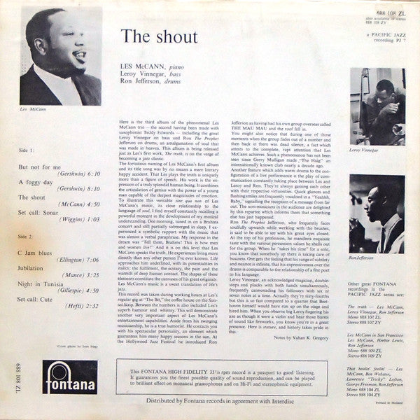 Les McCann : The Shout (LP, Mono)
