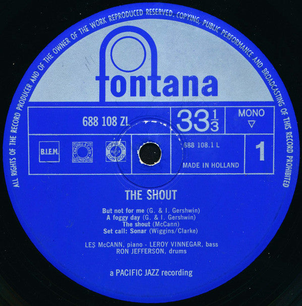 Les McCann : The Shout (LP, Mono)