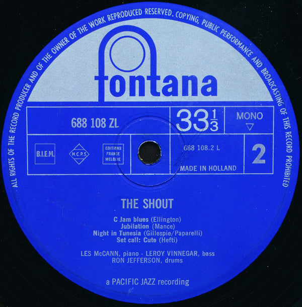 Les McCann : The Shout (LP, Mono)