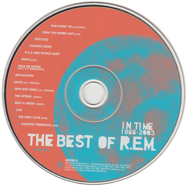 R.E.M. : In Time: The Best Of R.E.M. 1988-2003 (CD, Comp + CD, Comp, Enh, Car)