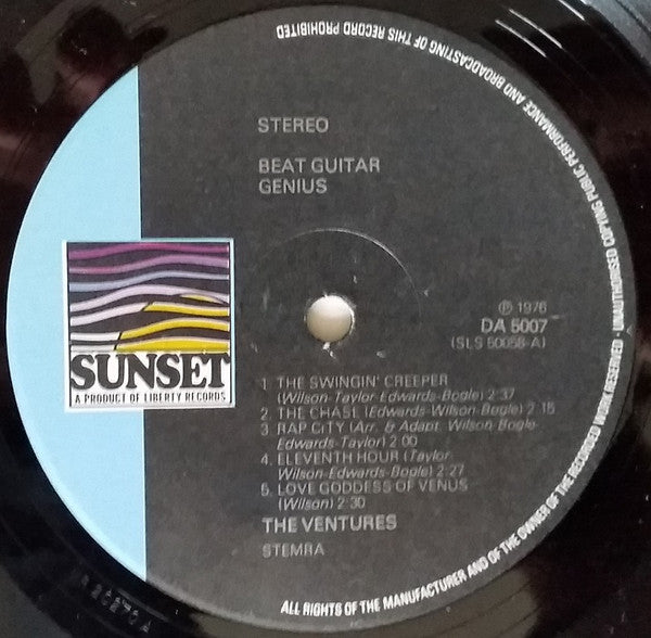 The Ventures : Beat Guitar Genius (LP, Comp, RE)