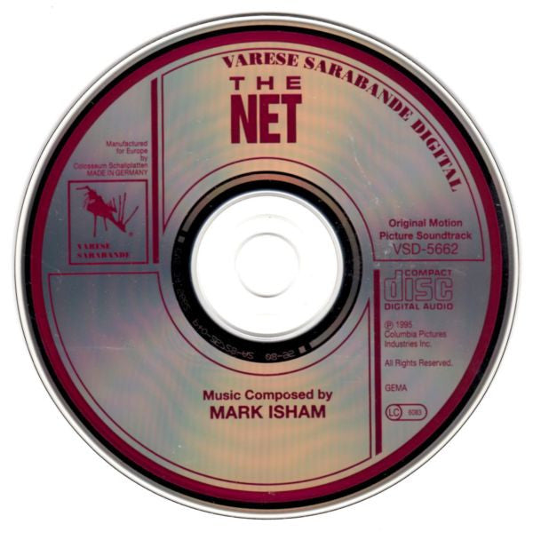 Mark Isham : The Net (Original Motion Picture Soundtrack) (CD, Album)