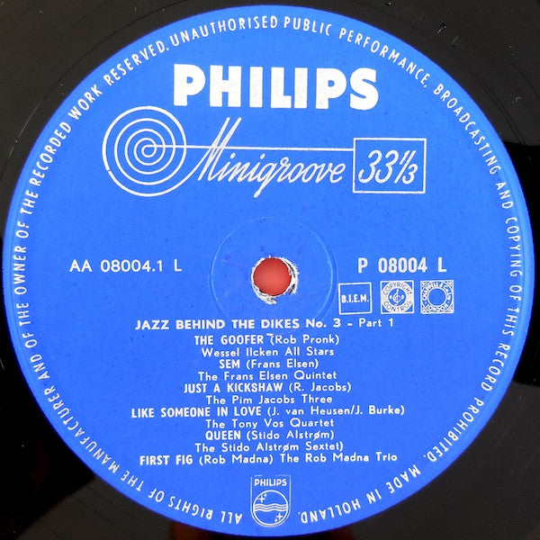 Various : Jazz Behind The Dikes 3 (LP, Comp, Mono)