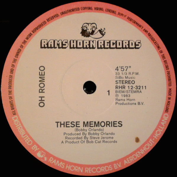 Oh Romeo : These Memories (12")