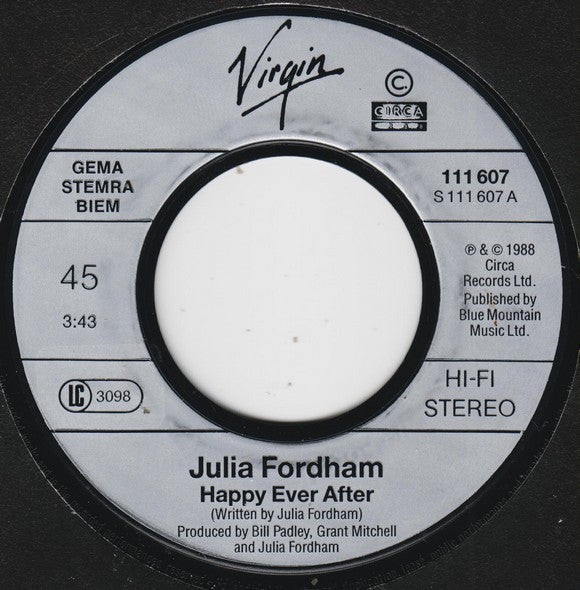 Julia Fordham : Happy Ever After (7")