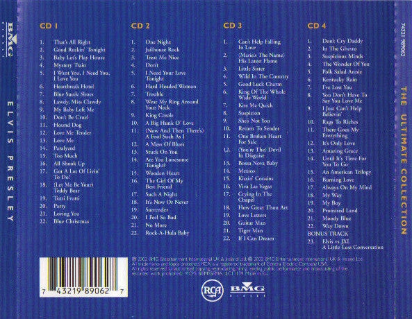 Elvis Presley : The Ultimate Collection (4xCD, Comp, RE)