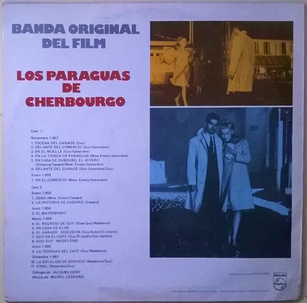 Michel Legrand : Los Paraguas De Cherbourgo (Banda Original Del Film) (LP, Album, RE)