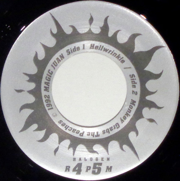 Magic Juan (2) : Hellwrinkle / Monkey Grabs The Peaches (7", Single)
