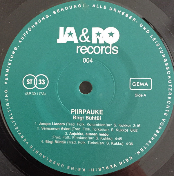 Piirpauke : Birgi Bühtüi (LP, Album)