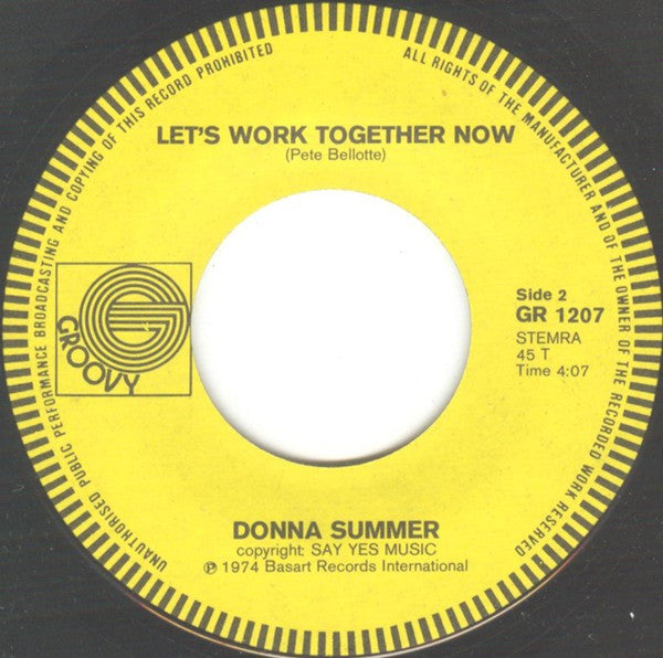 Donna Summer : The Hostage (7", Single)