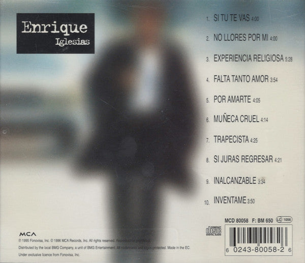 Enrique Iglesias : Enrique Iglesias (CD, Album)