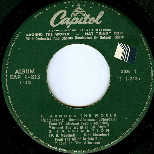 Nat 'King' Cole* With  Nelson Riddle : Around The World (7", EP)