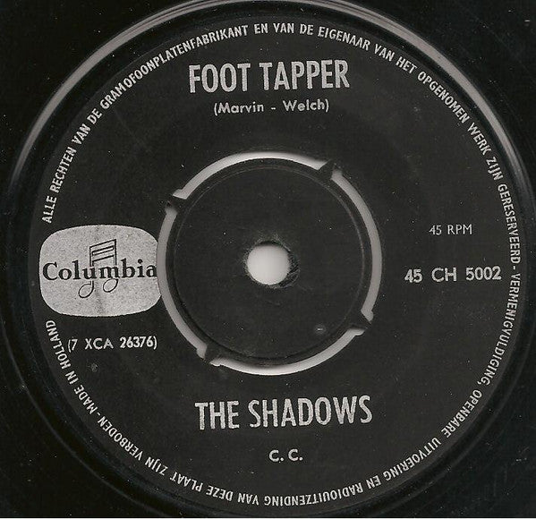 The Shadows : Foot Tapper (7", Single)