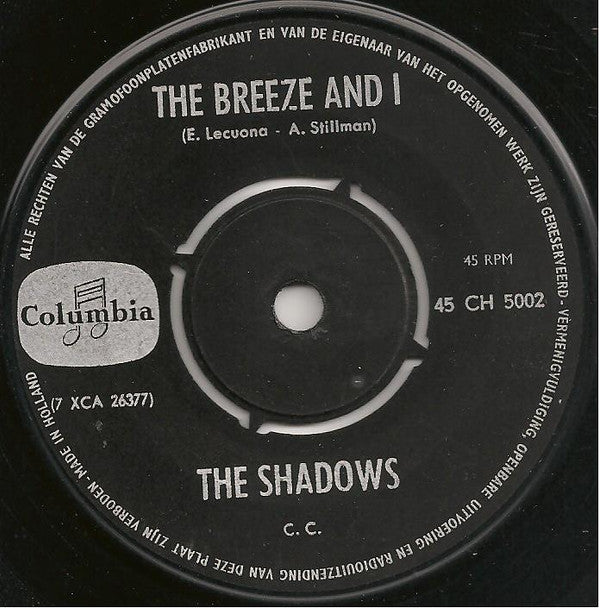 The Shadows : Foot Tapper (7", Single)