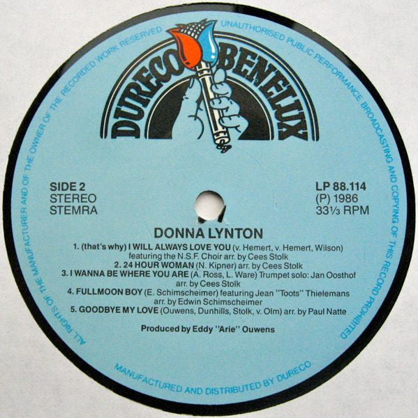 Donna Lynton : Donna Lynton (LP, Album)