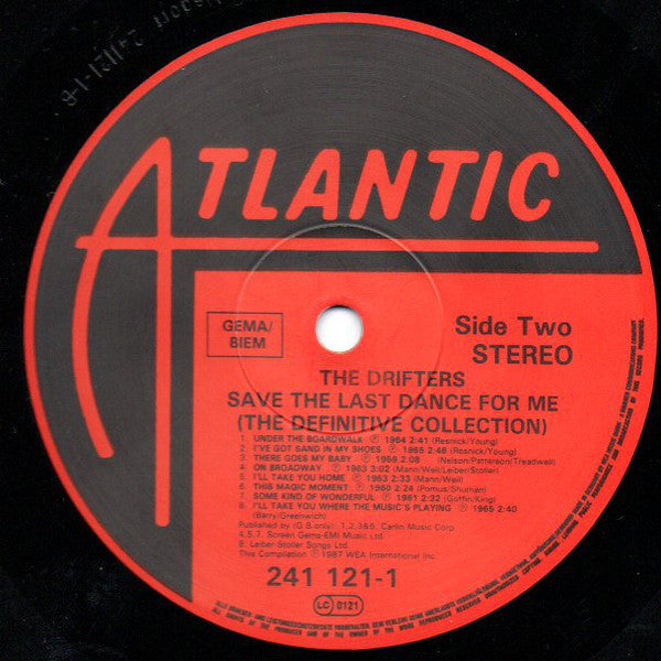 The Drifters : Save The Last Dance For Me (The Definitive Collection) (LP, Comp)