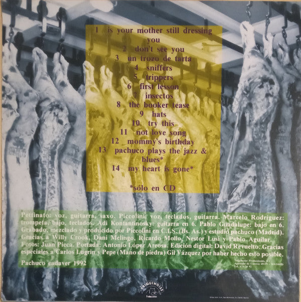 Pachuco Cadaver : Life In La Pampa (LP)