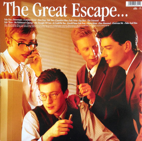 Blur : The Great Escape (2xLP, Album, RE, RM, S/Edition, 180)