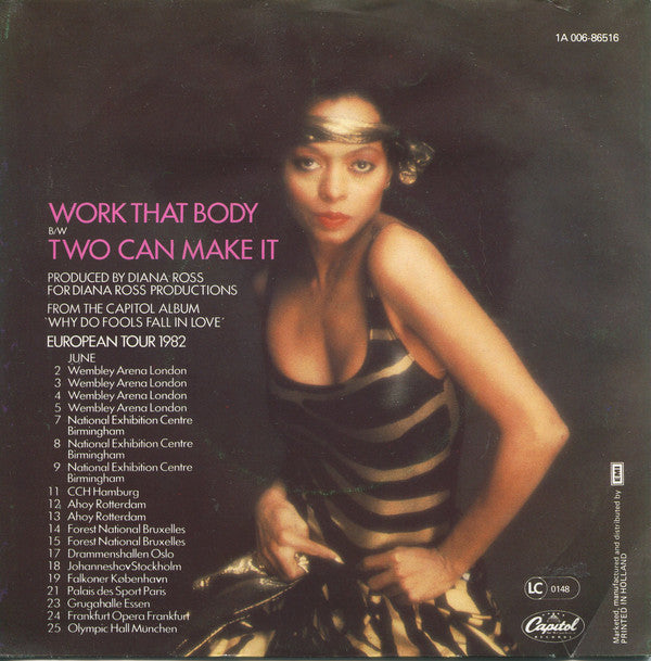 Diana Ross : Work That Body (7", Single)